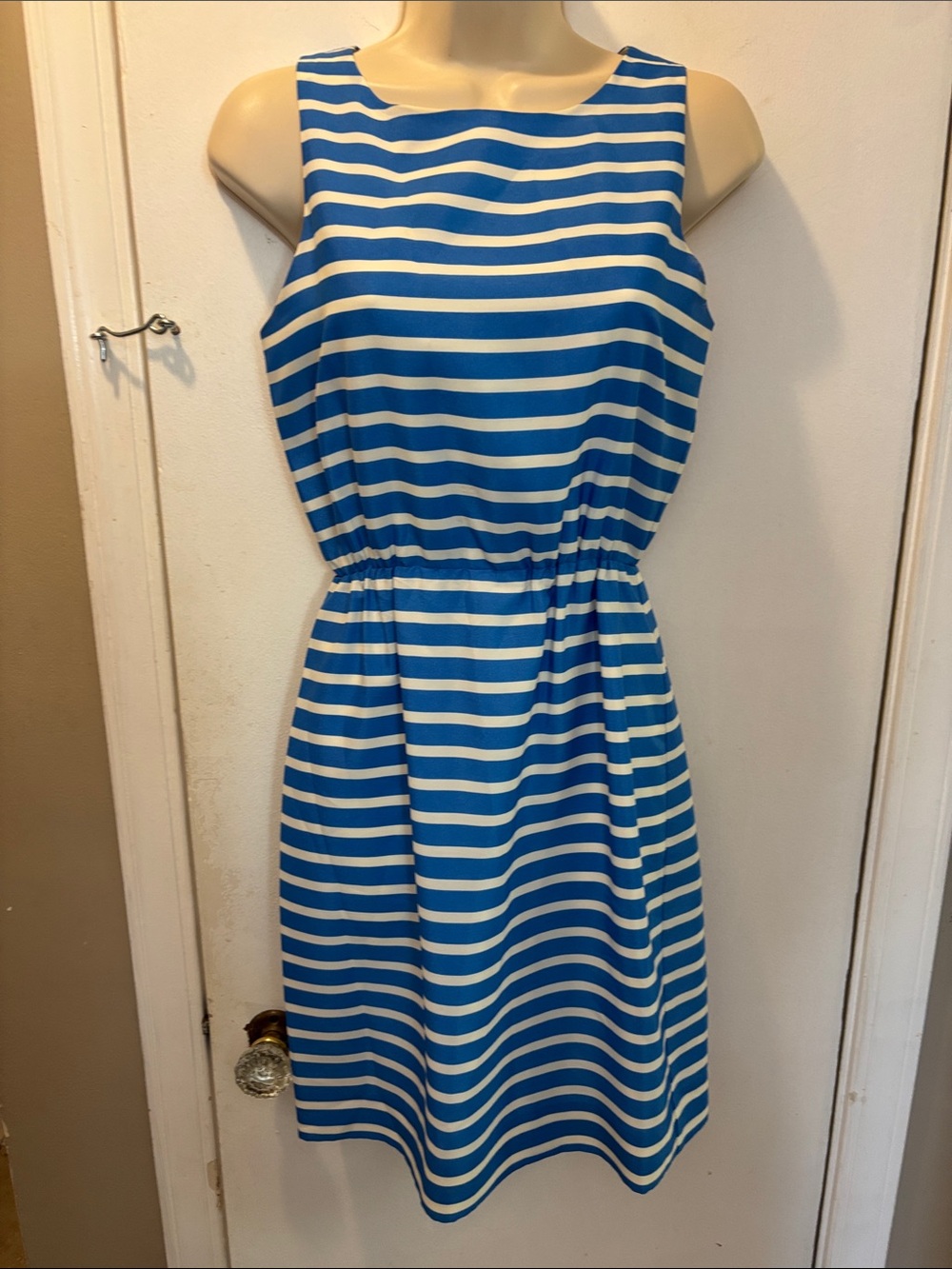 J Crew 00 Striped Sleeveless Day Dress 26-209